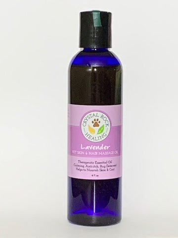 Veterinary Lavender Massage Oil 4oz